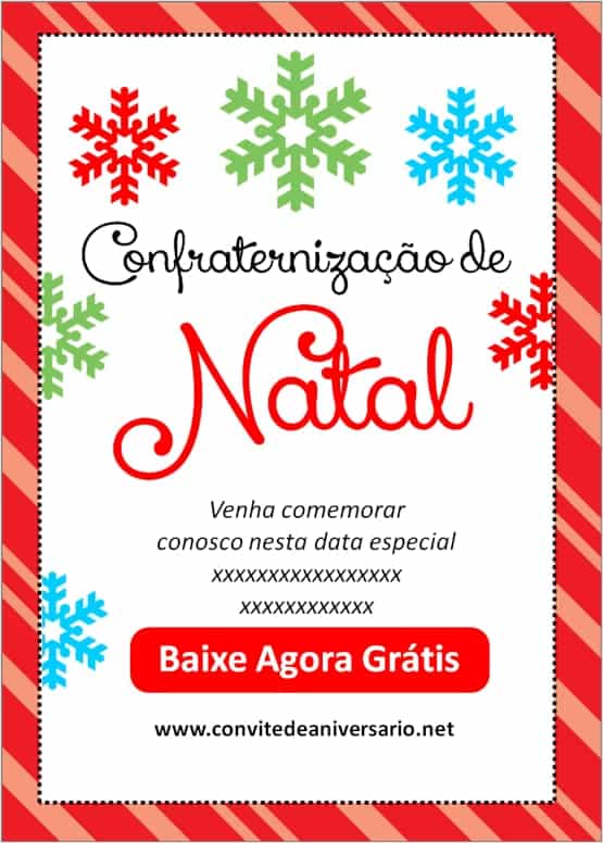 convite corporativo de natal