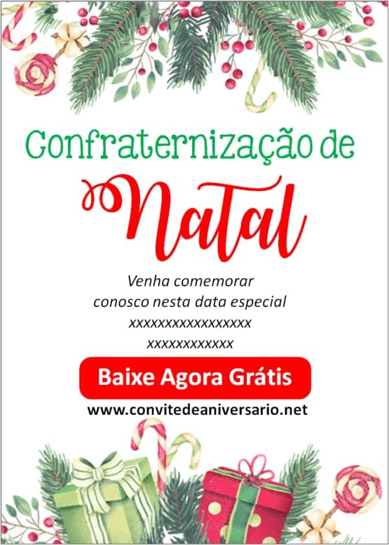 convite festa fim de ano empresa