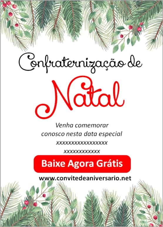 convite natal empresa digital