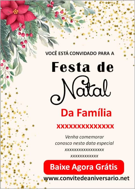 convite natal família jpg