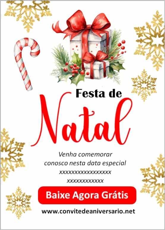 convite de natal online