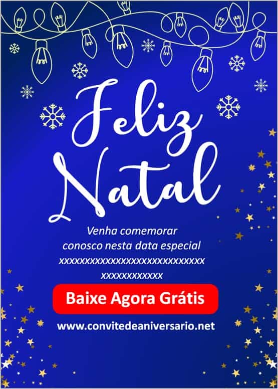 convite de natal online