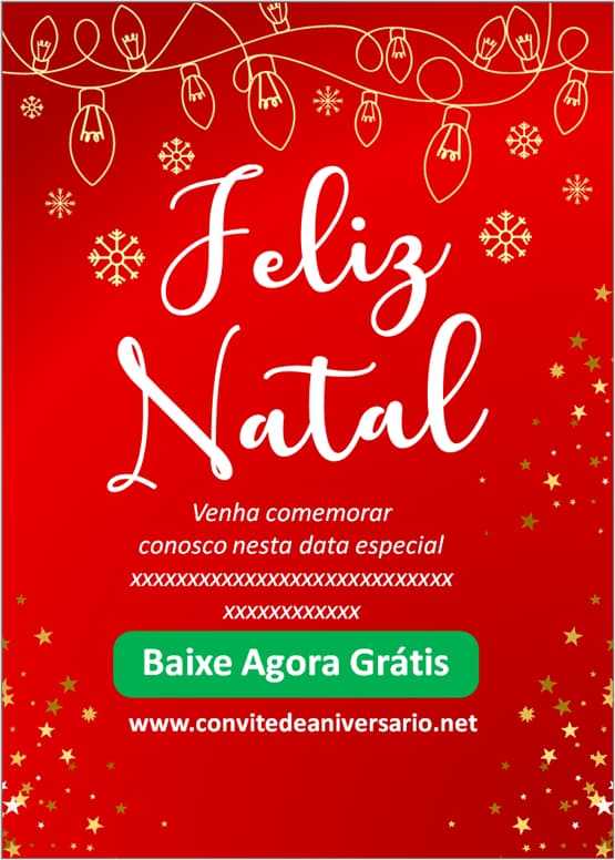 convite natal para whatsapp