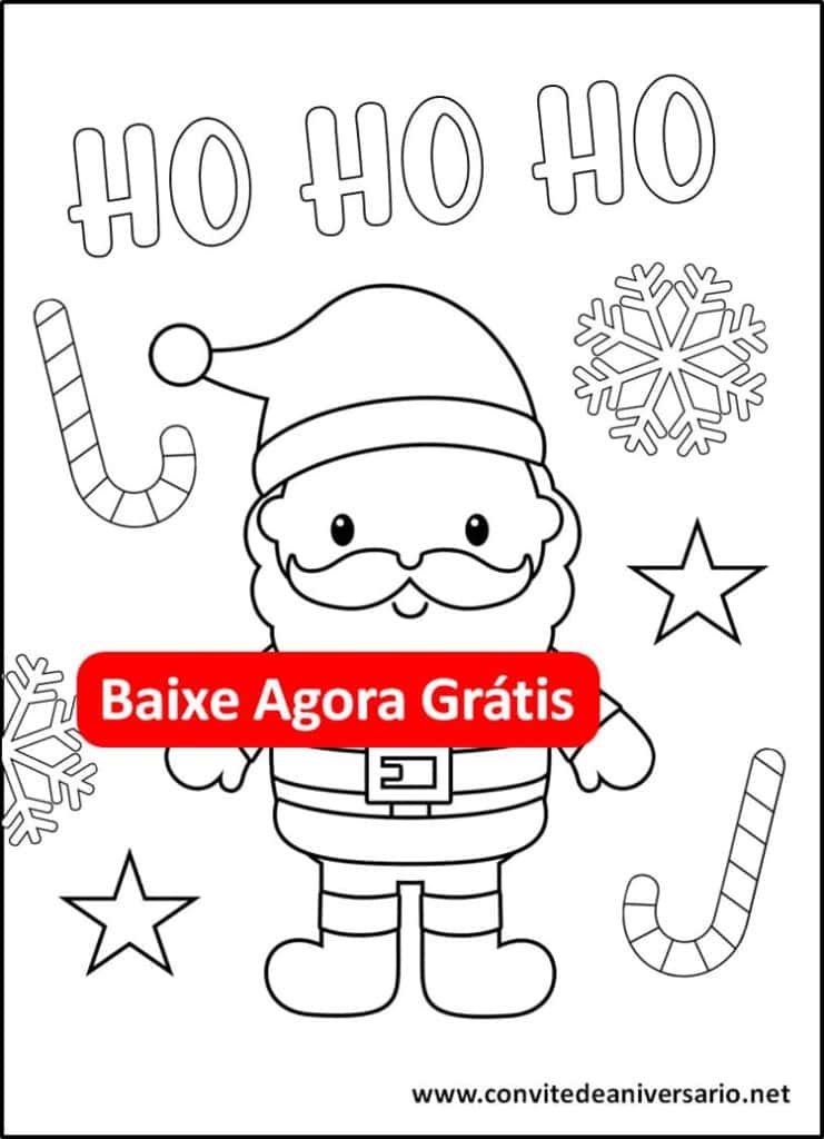 desenhos de natal para colorir
