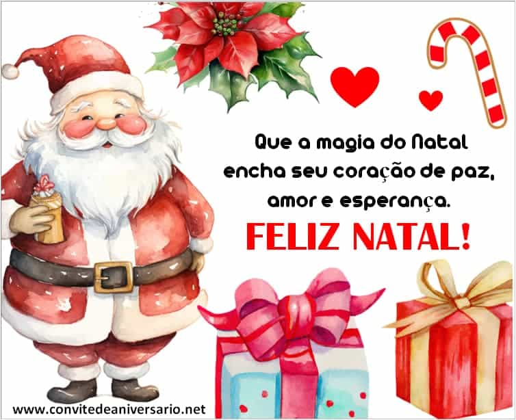 mensagem de feliz natal