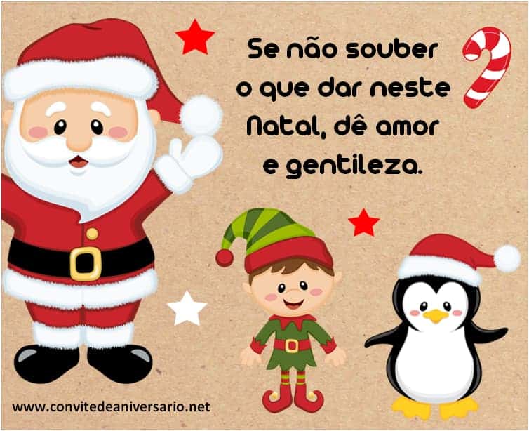 mensagem bonita de natal