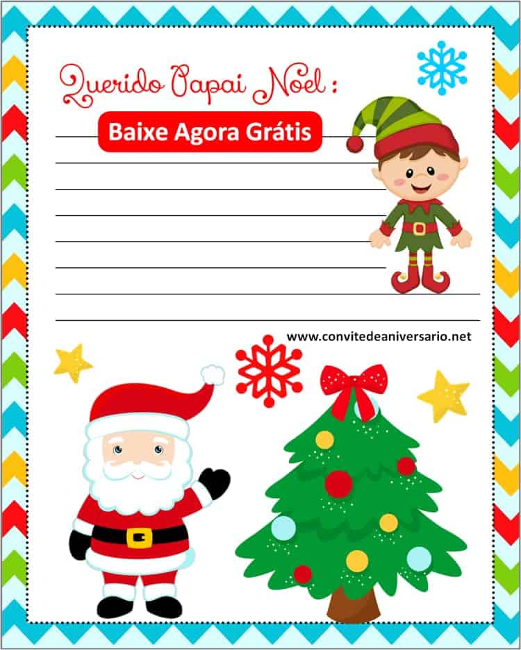 cartinha natal infantil